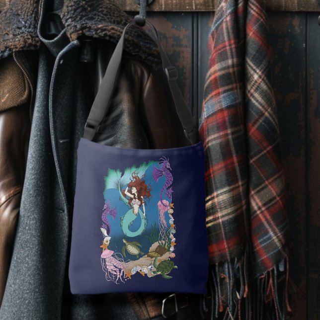 Bolso Cruzado Amigos de Fantasías Azules Mermaid (Subido por el creador)