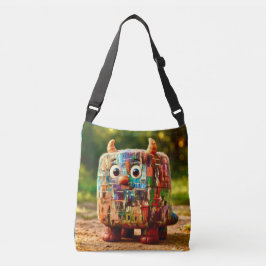 Bolso Cruzado Amigos Extraños – Póster del Monstruo Cubo de Parc