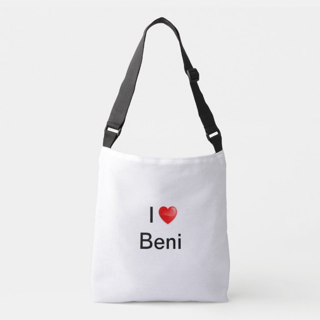 Bolso Cruzado Amo a Beni (Anverso)