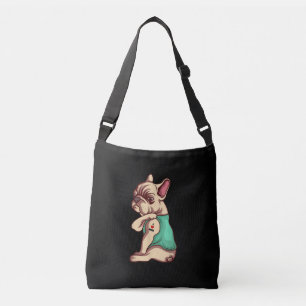 Bolso Cruzado Amo a mamá Tattoo Lover Gracioso regalo de Bulldog