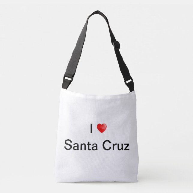 Bolso Cruzado Amo a Santa Cruz (Anverso)