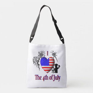 Bolso Cruzado Amo el 4 de Julio