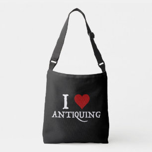Bolso Cruzado Amo la Antigüedad (del corazón)