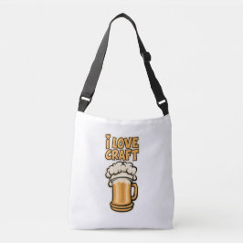 Bolso Cruzado Amo La Cerveza Artesanal