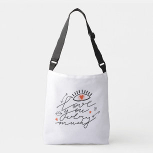 Bolso Cruzado Amor en los Ojos: Belleza Romántica Vintage.