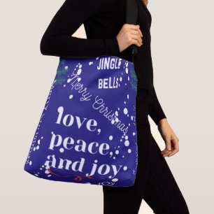 Bolso Cruzado Amor, paz y alegría