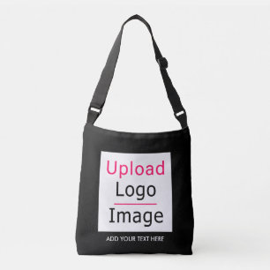 Bolso Cruzado Añadir su logotipo y Personalizado Texto Moda empr