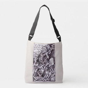 Bolso Cruzado Anarquista en grande