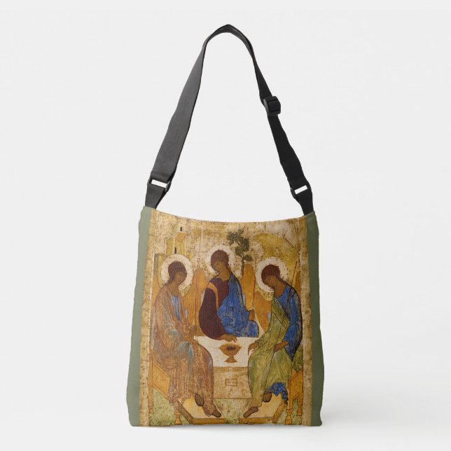 Bolso Cruzado Andrei Rublev Icono de Santísima Trinidad Religión (Anverso)