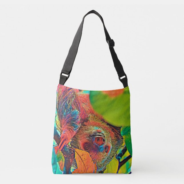 Bolso Cruzado AnimalColor_Sloth_001 (Anverso)