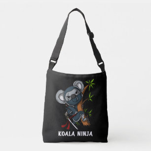 Bolso Cruzado Animales de artes marciales Koala Bear Ninja Samur