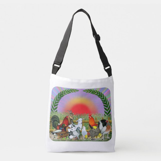 Bolso Cruzado Animales de granja (Anverso)