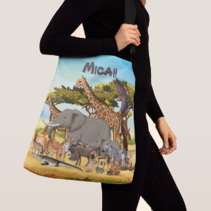 Bolso Cruzado Animales personalizados de África