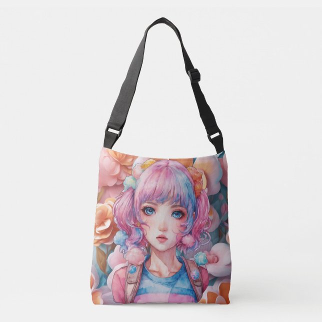 Bolso Cruzado Anime Tote Bags (Anverso)