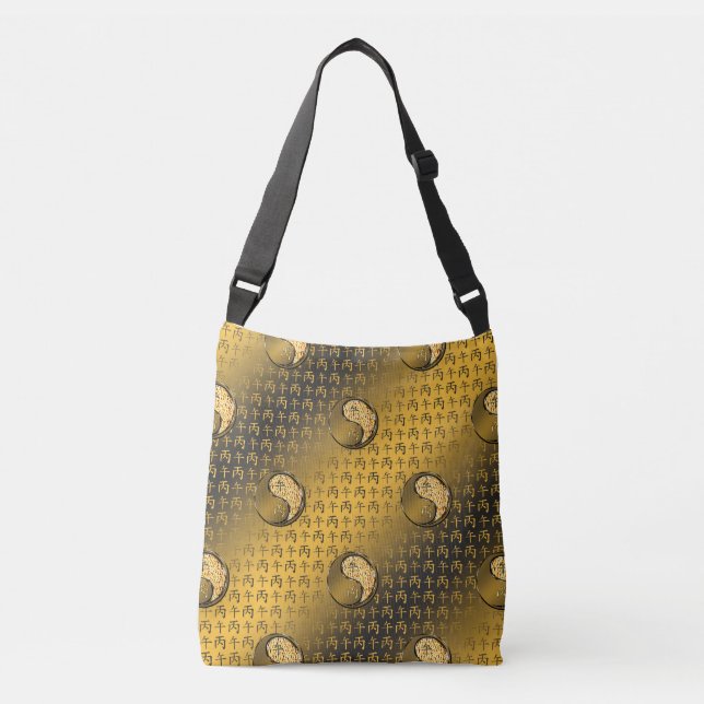 Bolso Cruzado Año del caballo de bomberos (Anverso)