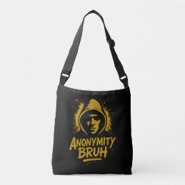 Bolso Cruzado Anonymity Bruh logo - Tote