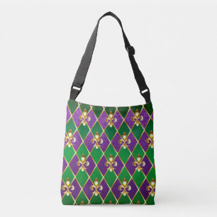 Bolso Cruzado Antecedentes de joyas Mardi Gras