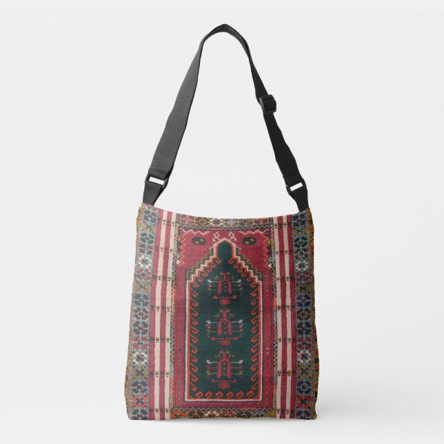 Bolso Cruzado Antigua oriental Kilim Rug (Anverso)