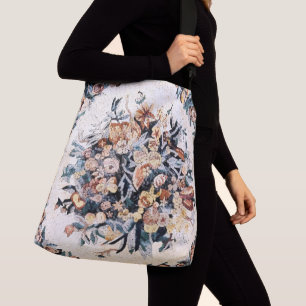 Bolso Cruzado Antiguo Roma Elegante Mezquita Floral Marrón