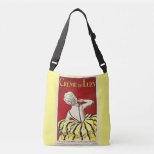Bolso Cruzado anuncio de belleza francesa art nouveau Creme de L