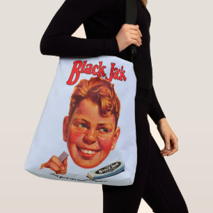 Bolso Cruzado Anuncio de chicle Black Jack de los años 20