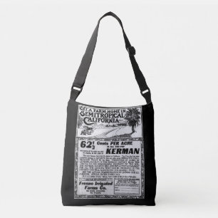 Bolso Cruzado Anuncio de la Fresno Farm Company