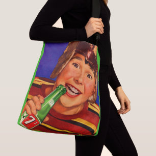 Bolso Cruzado Anuncio de soda de los años 1950