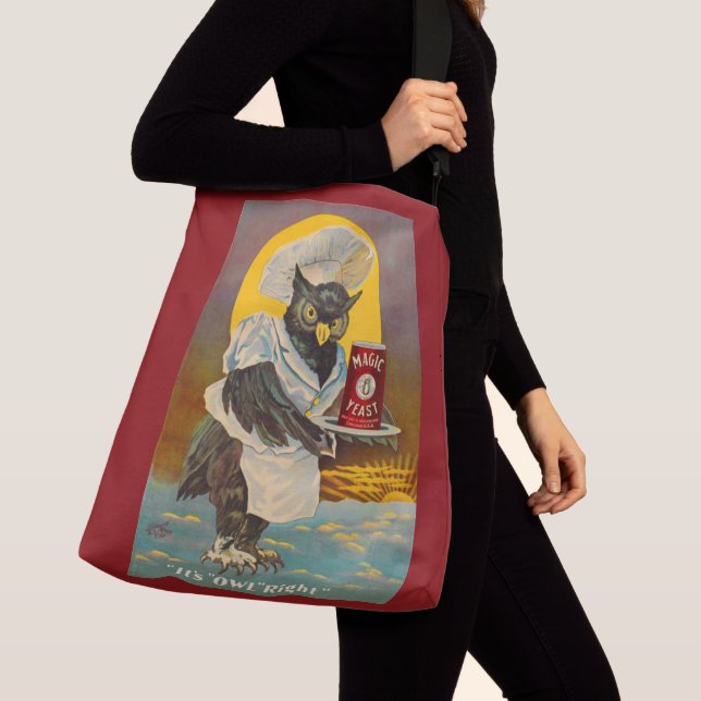 Bolso Cruzado anuncio impreso de ave Magic Yeast 1912 (Detalle)