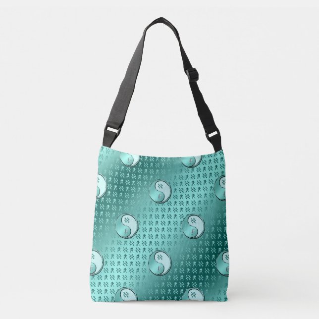 Bolso Cruzado Aquarius, el aguador (Anverso)