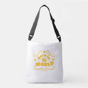 Bolso Cruzado Aquí está el mundo