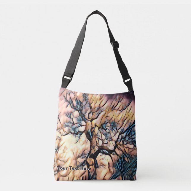 Bolso Cruzado Árbol de la tormenta (Anverso)