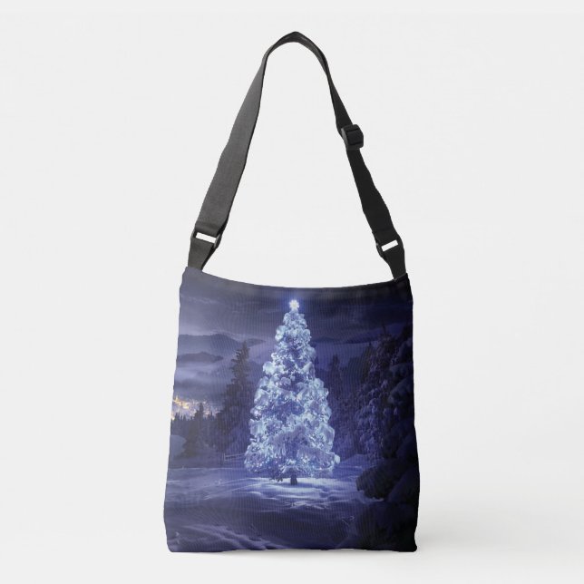 Bolso Cruzado Árbol de Navidad (Anverso)