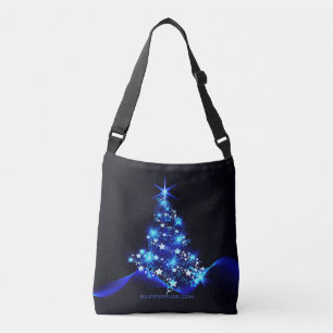 Bolso Cruzado Árbol de Navidad estilizado y brillante de Slipper
