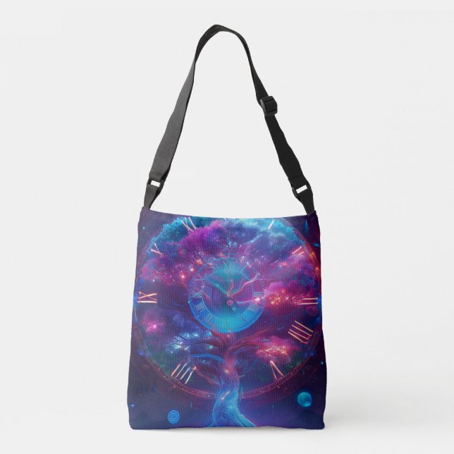 Bolso Cruzado Árbol de tiempo (Reverso)