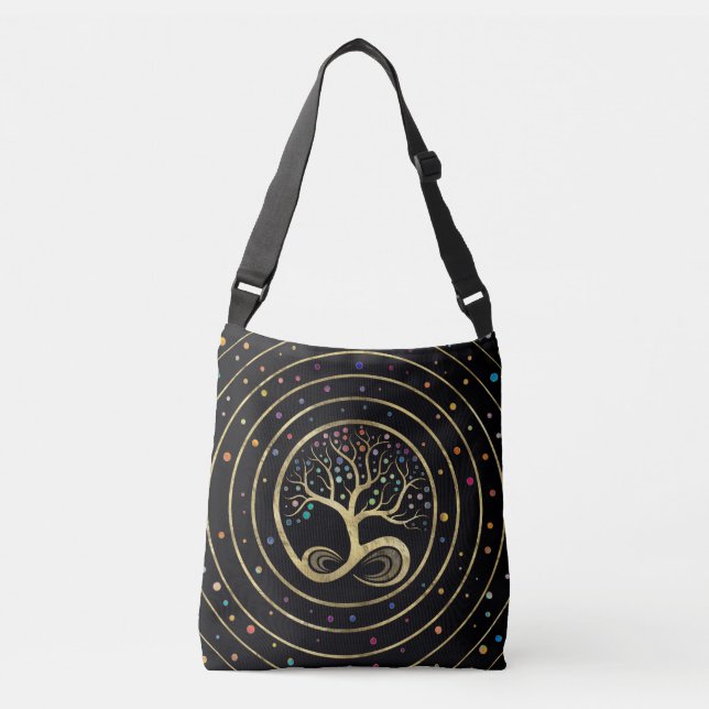 Bolso Cruzado Árbol de vida - Espiral infinita (Anverso)