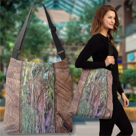 Bolso Cruzado Árbol monograma de Tule Oaxaca OAX1