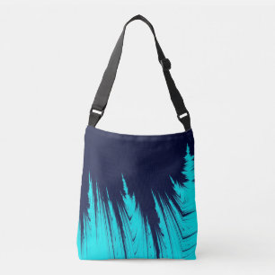 BOLSO CRUZADO ÁRBOLES ABSTRACTOS