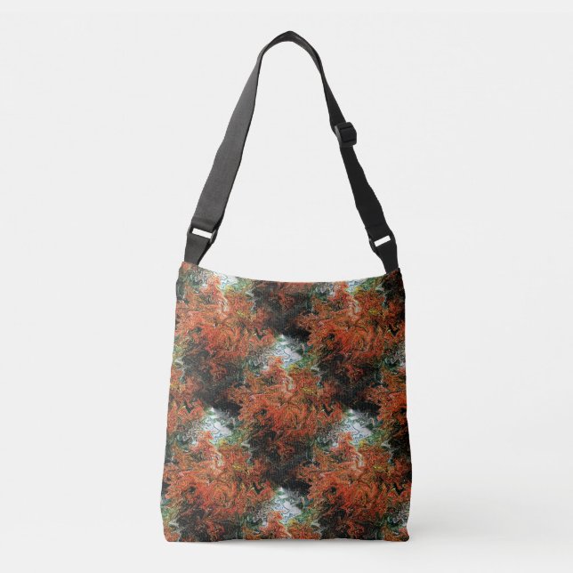 Bolso Cruzado Árboles de otoño...... (Anverso)
