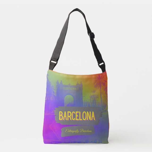 Bolso Cruzado Arco de Triunfo, Barcelona -diseño 5 (Anverso)