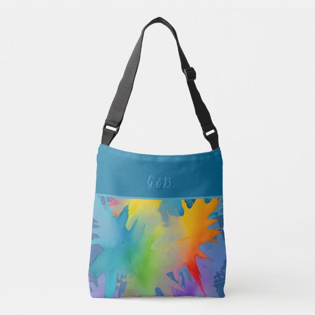 Bolso Cruzado arco iris lgbtq (Anverso)