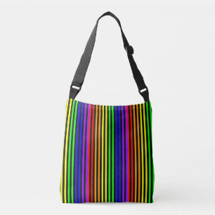 Bolso Cruzado Arco iris rayado