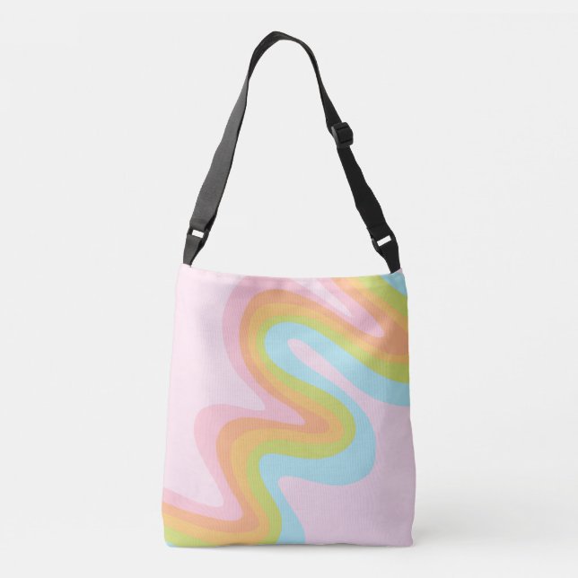 Bolso Cruzado Arcoiris pastel (Reverso)