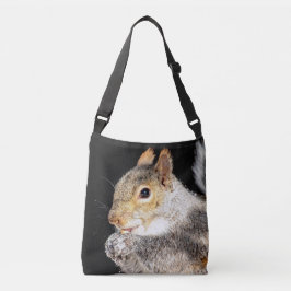 Bolso Cruzado Ardilla que come una nuez