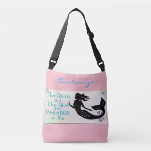 Bolso Cruzado arena de la sirena y rosa de mar