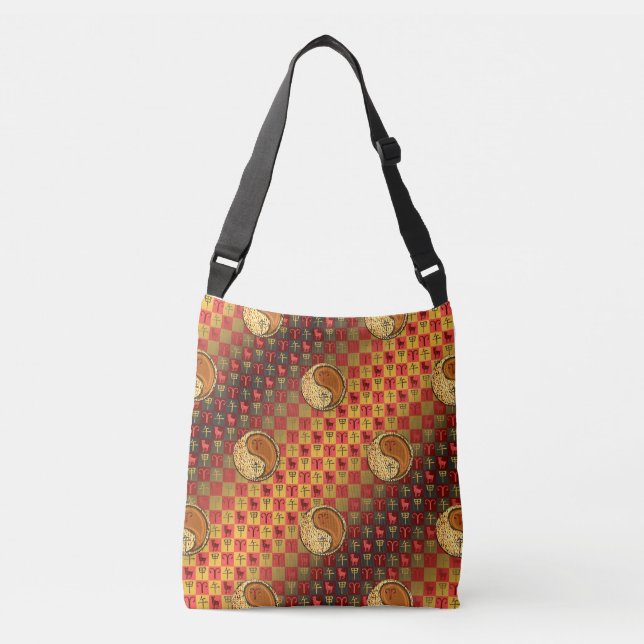 Bolso Cruzado Aries & Caballo de Madera (Anverso)