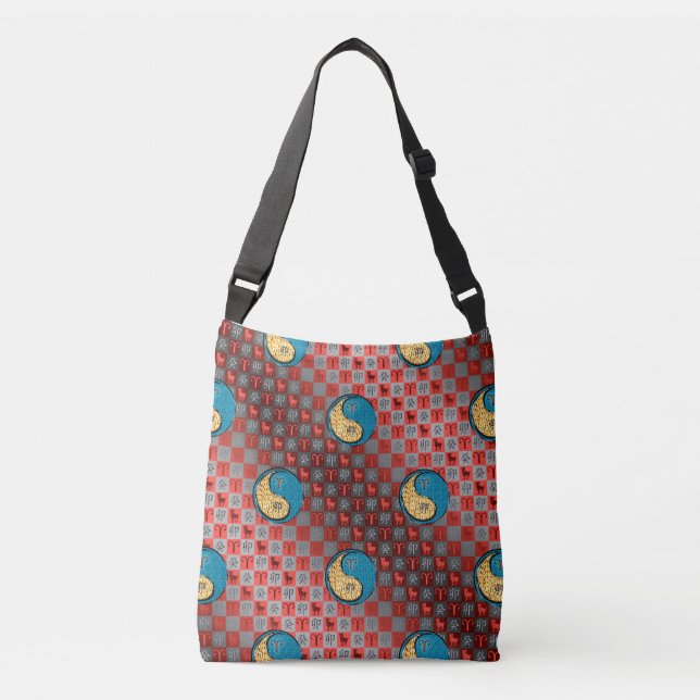 Bolso Cruzado Aries y Conejo de Agua (Anverso)