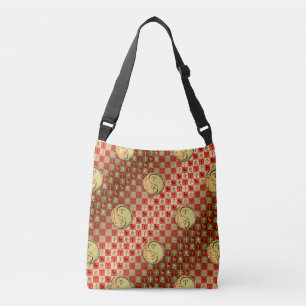 Bolso Cruzado Aries y Rata Metalizado