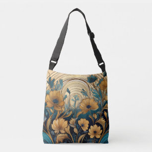 Bolso Cruzado Arreglo de flores silvestres naturales personaliza