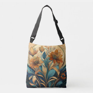 Bolso Cruzado Arreglo Personalizado de Flores Silvestres Natural