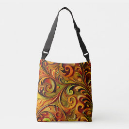 Bolso Cruzado Art Nouveau floral design 